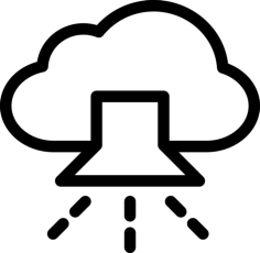 Cloud With Light Outline Silhouette Cutting Svg Files, Free Vectors File